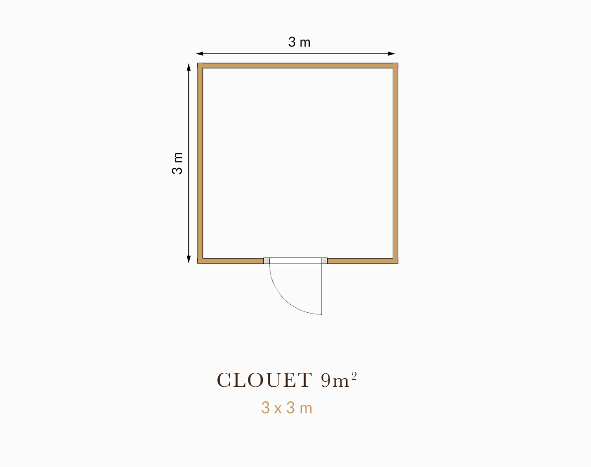 Clouet 300 x 300 cm - Afbeelding 2