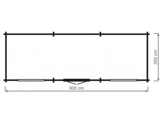 Cosmos Lesbos 919 x 319 cm - Afbeelding 2