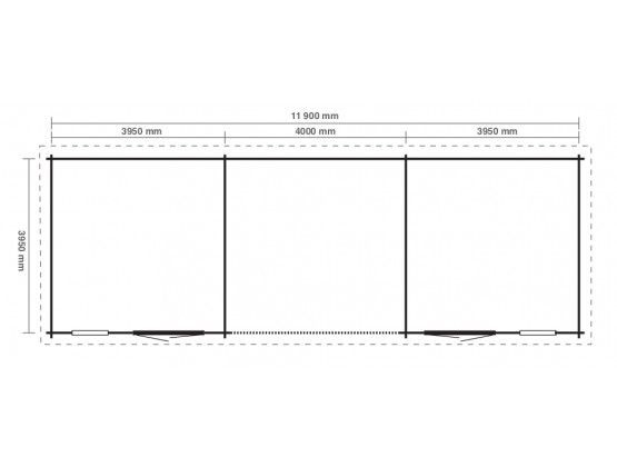 Cosmos Fabre 1209 x 414 cm - Afbeelding 2