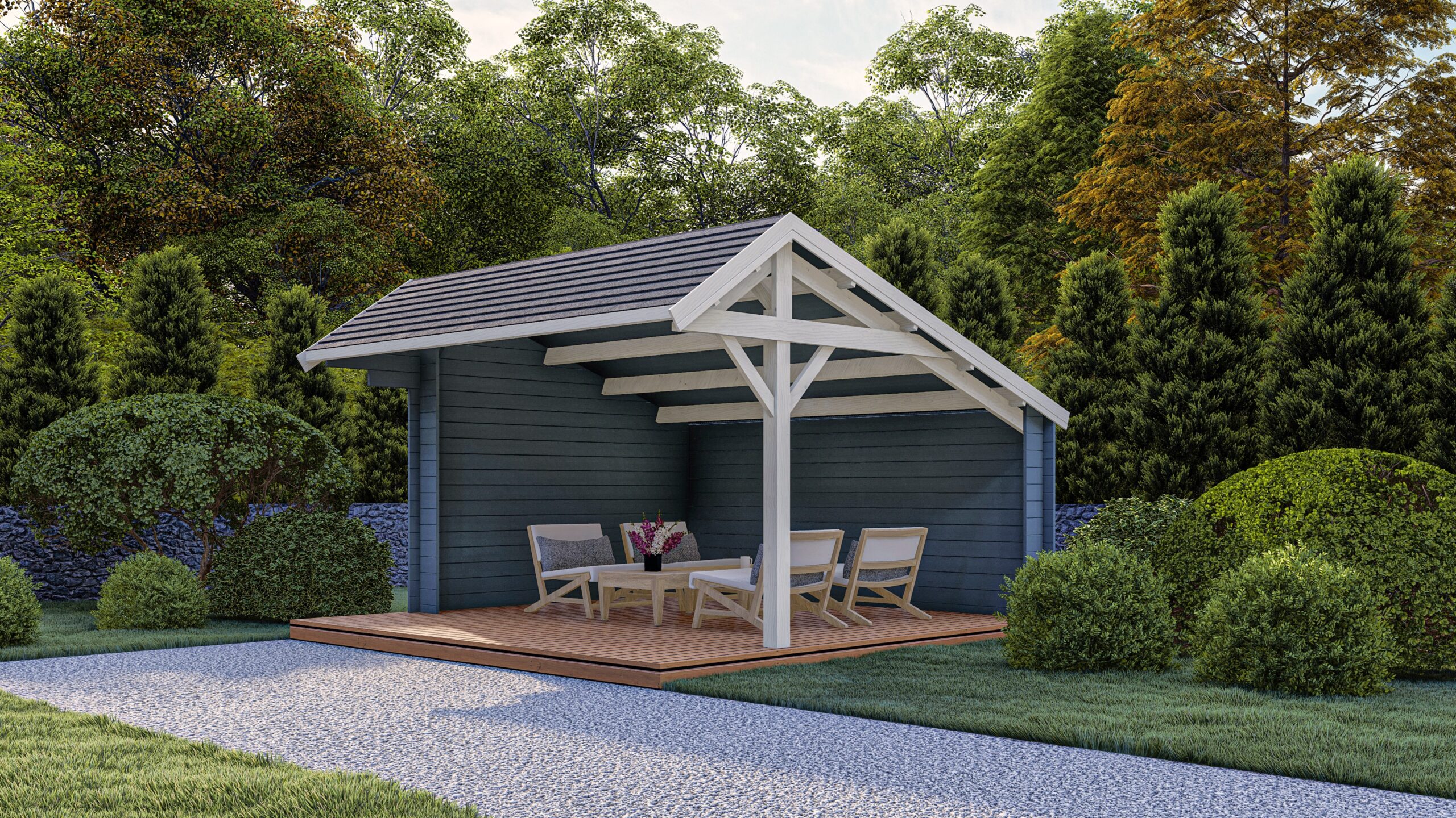 Kapschuur Dena Plus 416 x 326 cm - Afbeelding 2