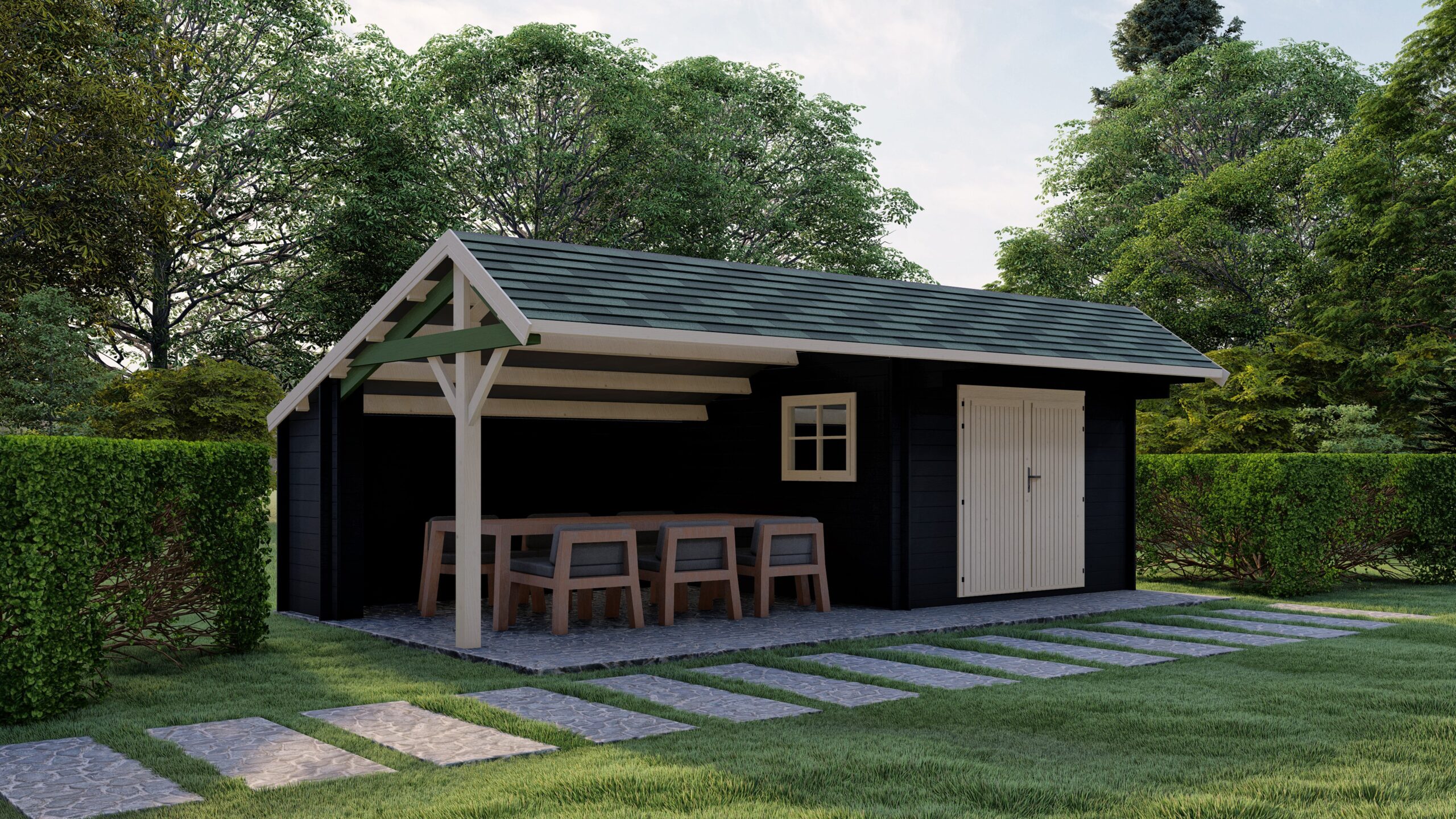 Kapschuur Aura Plus 726 x 326 cm - Afbeelding 3