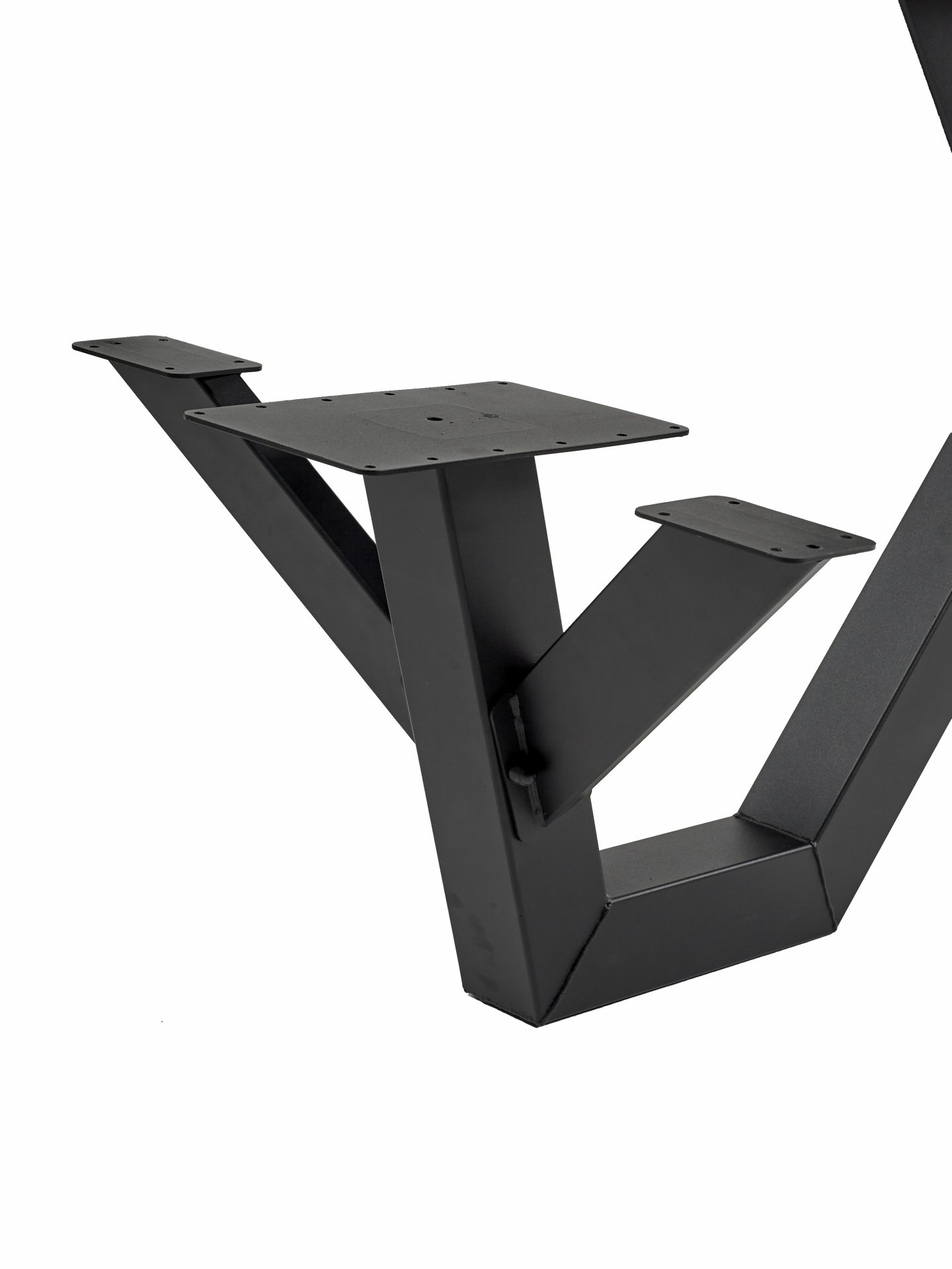 Picknicktafel hardhout met metalen frame - open instap - Afbeelding 3
