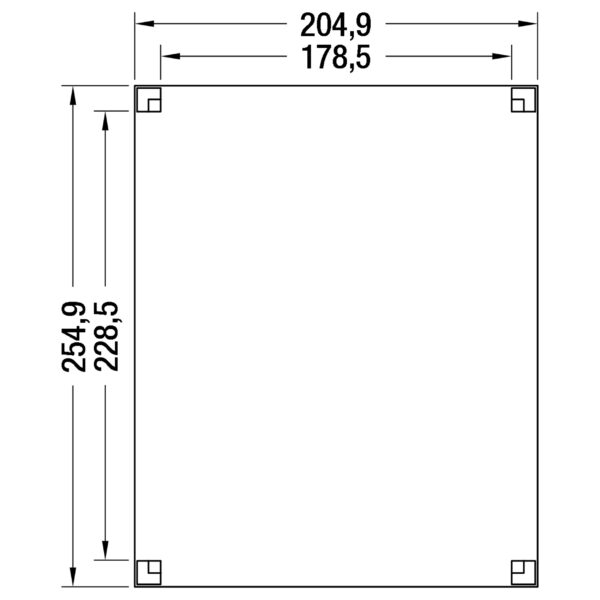 Douglas overkapping 200 x 250 cm - Afbeelding 2