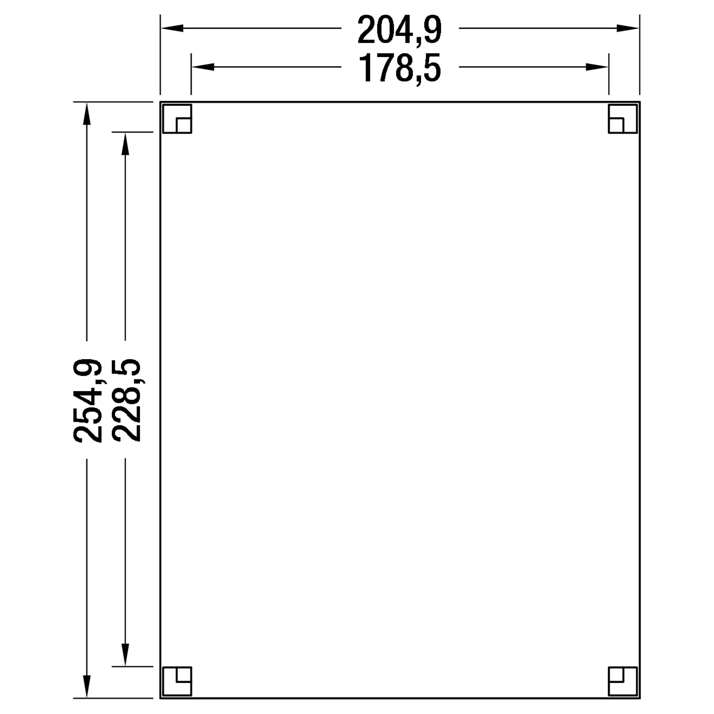 Douglas overkapping 200 x 250 cm - Afbeelding 2