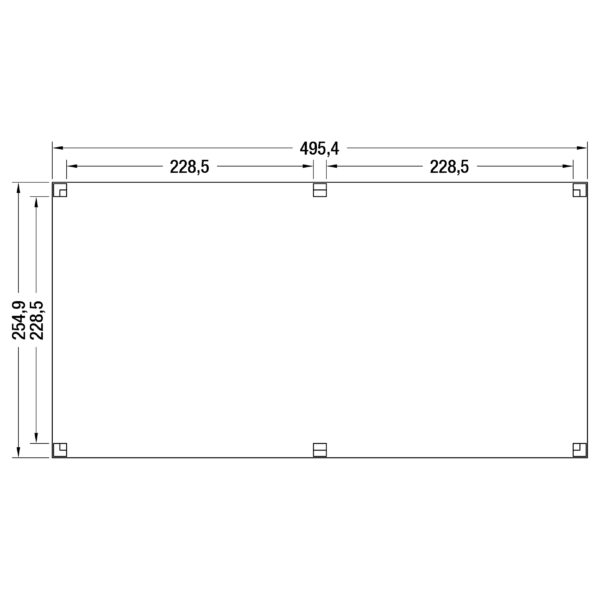 Douglas Sym overkapping 500 x 250 cm - Afbeelding 2