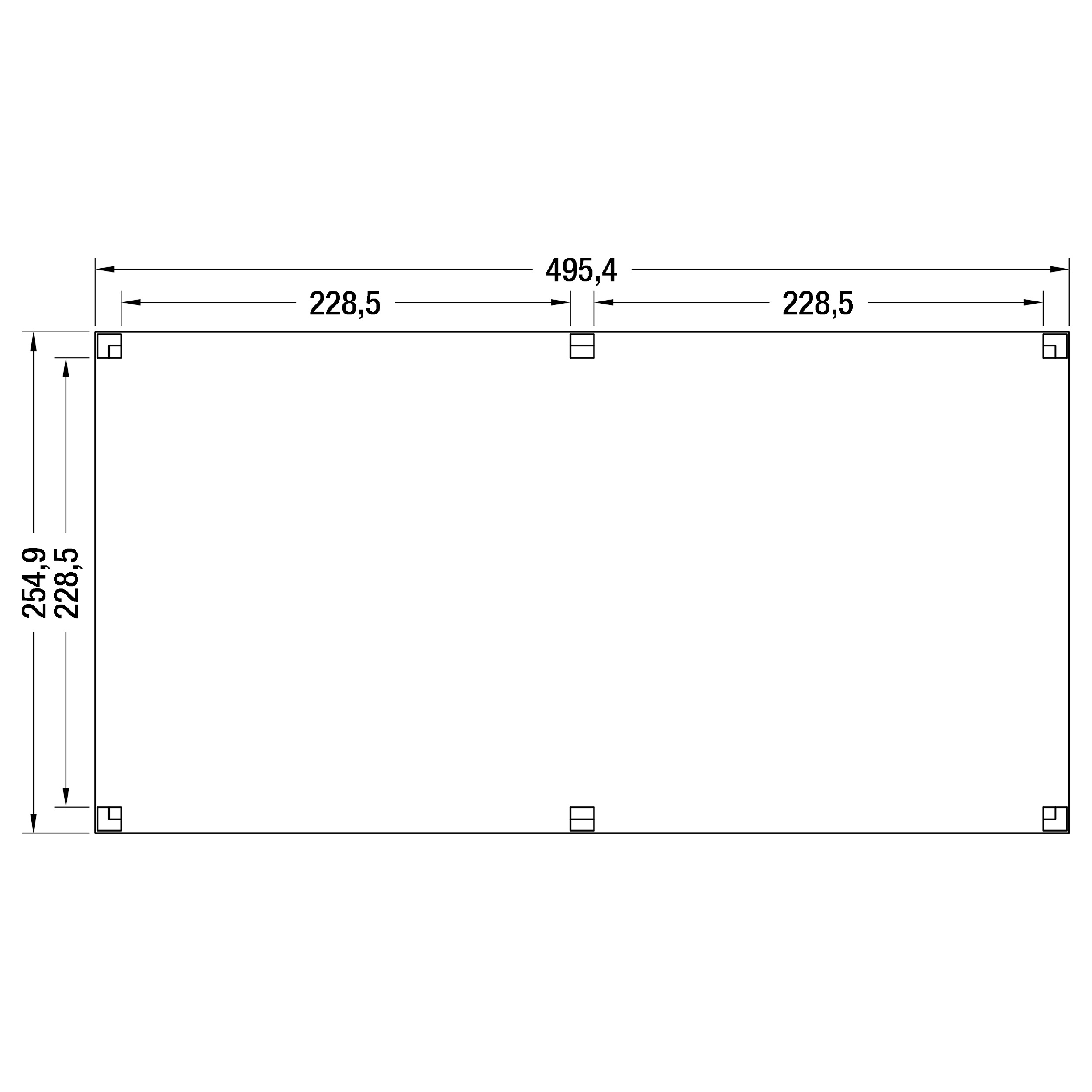 Douglas Sym overkapping 500 x 250 cm - Afbeelding 2