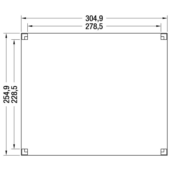 Douglas overkapping 300 x 250 cm - Afbeelding 2