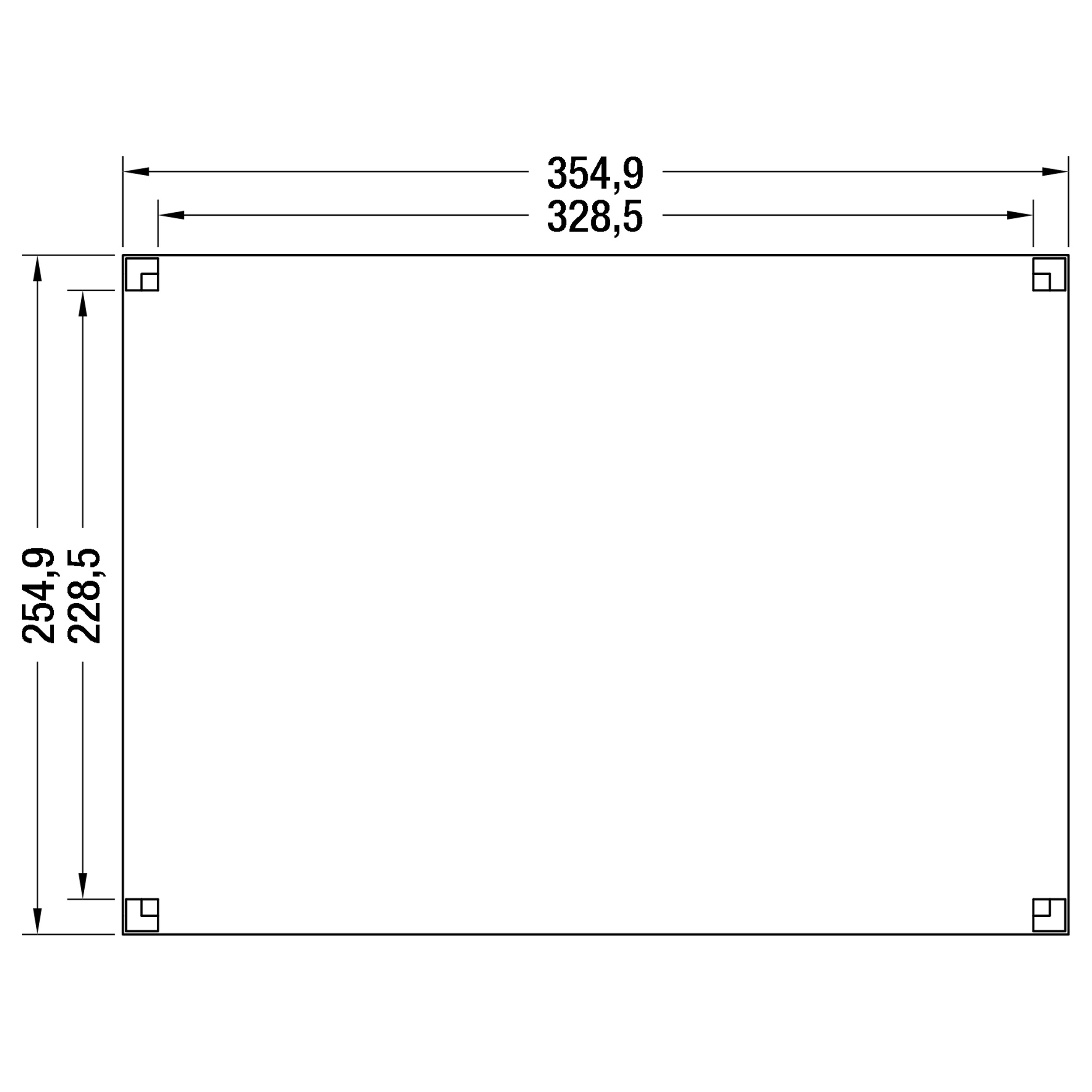 Douglas overkapping 350 x 250 cm - Afbeelding 2
